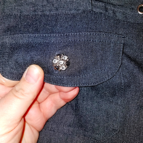 PRICE⬇️STUDIO 1940 BLACK PANTS. SIZE 10P - Picture 4 of 6